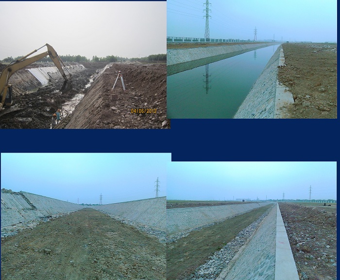 Xây dựng kênh mương KCN Văn Trung, Bắc Giang